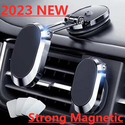 2024 Magnetic Car Phone Holder Magnet Smartphone Mobile Stand Cell GPS Support for Iphone 13 12 XR Xiaomi Mi Huawei Samsung LG