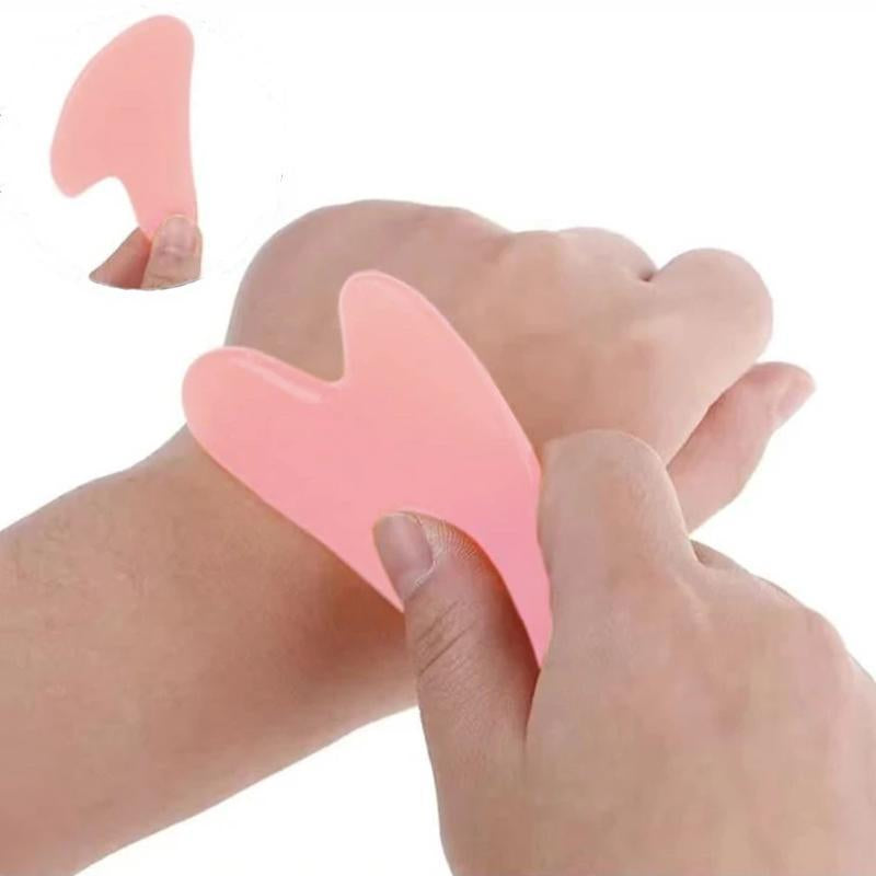 Portable Mini Heart Shaped Face Gua Sha Board, Gua Sha Facial Tool for Self Care, Comfort Body Massager, Face Scrapping Tool, Skincare Tool for Women