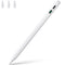 Stylus Pen for Ipad with Power Display,Apple Pencil,Ipad Pencil 2Nd Generation,Palm Rejection Tilt Sensor,Compatible with 2018-2022 Ipad Pro 11"/12.9,Ipad 10/9/8/7/6,Ipad Mini 5/6,Ipad Air3/4/5-White