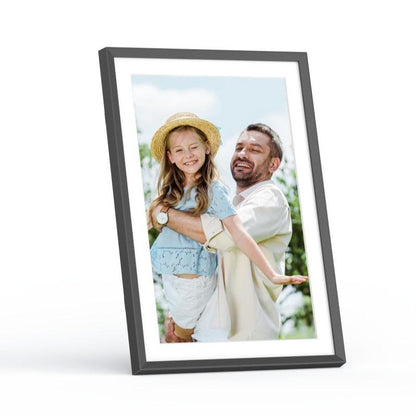 ARZOPA 10.1 Inch Digital Touchscreen Photo Frame, Wifi Display Electronic Photo Frame with Memory Card Slot, Durable Floating Frame for 3D Baby Photo