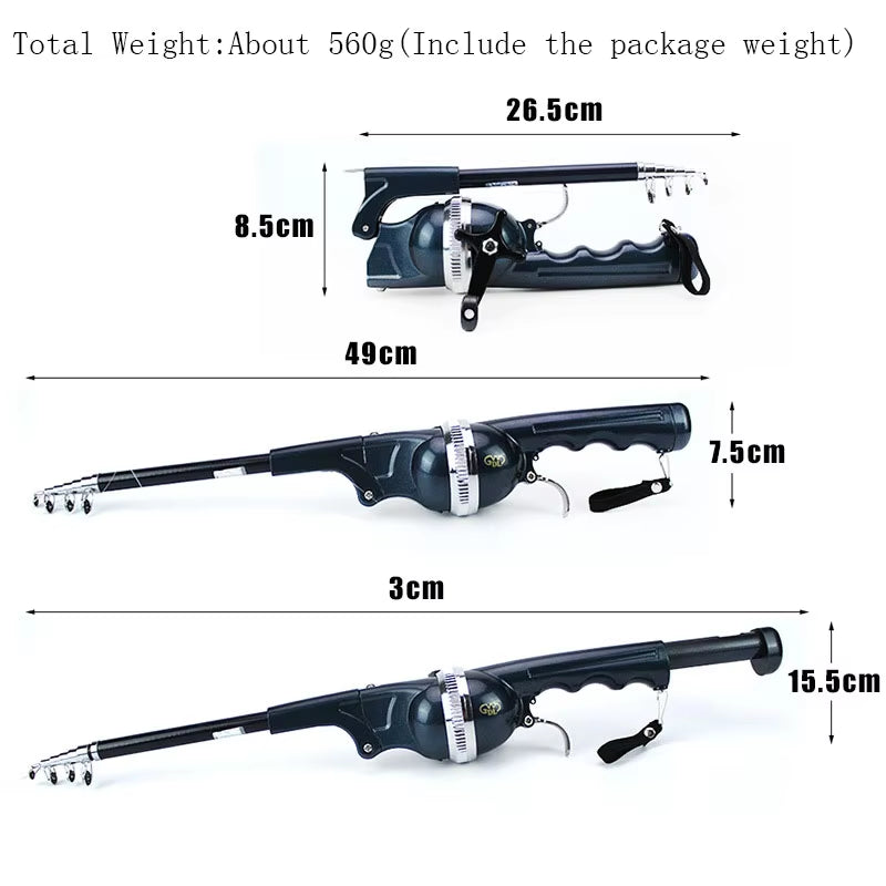 Perfect Portable Folding Fishing Rod for On-the-Go Fishing