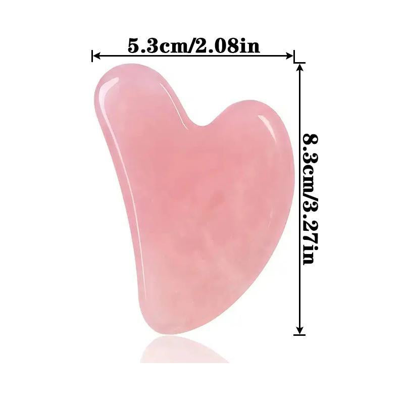 Portable Mini Heart Shaped Face Gua Sha Board, Gua Sha Facial Tool for Self Care, Comfort Body Massager, Face Scrapping Tool, Skincare Tool for Women