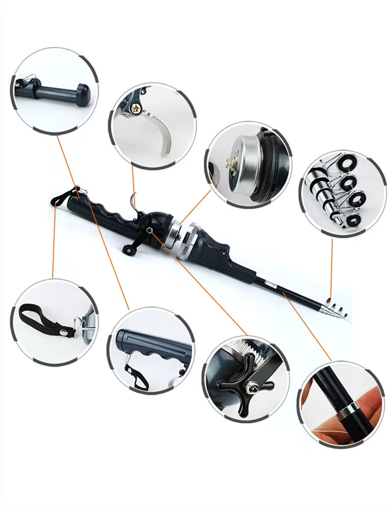 Perfect Portable Folding Fishing Rod for On-the-Go Fishing