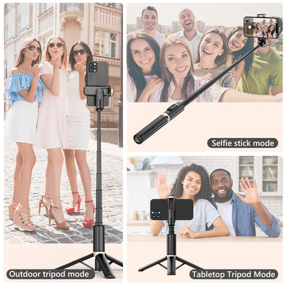 Bluetooth Wireless Selfie Stick Tripod Monopod with Remote - Perfect for Huawei, iPhone 13 Pro Max, and Xiaomi Live Photography!