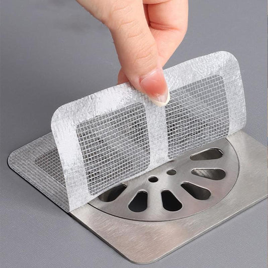 Floor Drain Filter Screen, Sewer Hair Blocking Sticker, Portable Drain Strainer Cover for Hair Stopper, Bathroom Gadget, Summer Kitchen Supplies