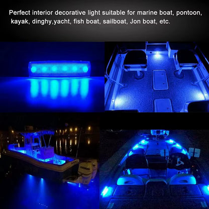 30 Pcs Marine Boat Lights,12V 24V Waterproof Boat Interior Navigation Strip Light Deck Transom Step Cockpit Lighting,E