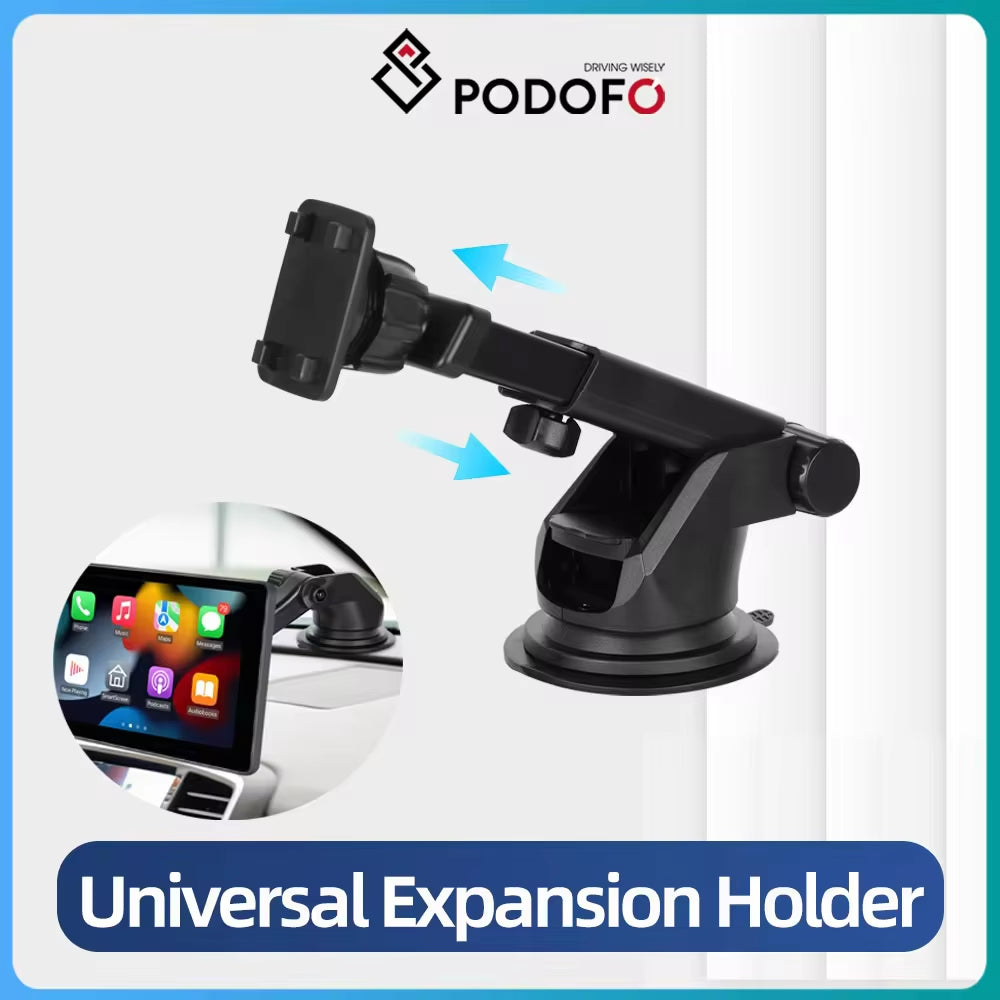 Expansion Bracket Holder Suction Cup Bracket for MP5 Car Radio Carplay Multimedia Video Player