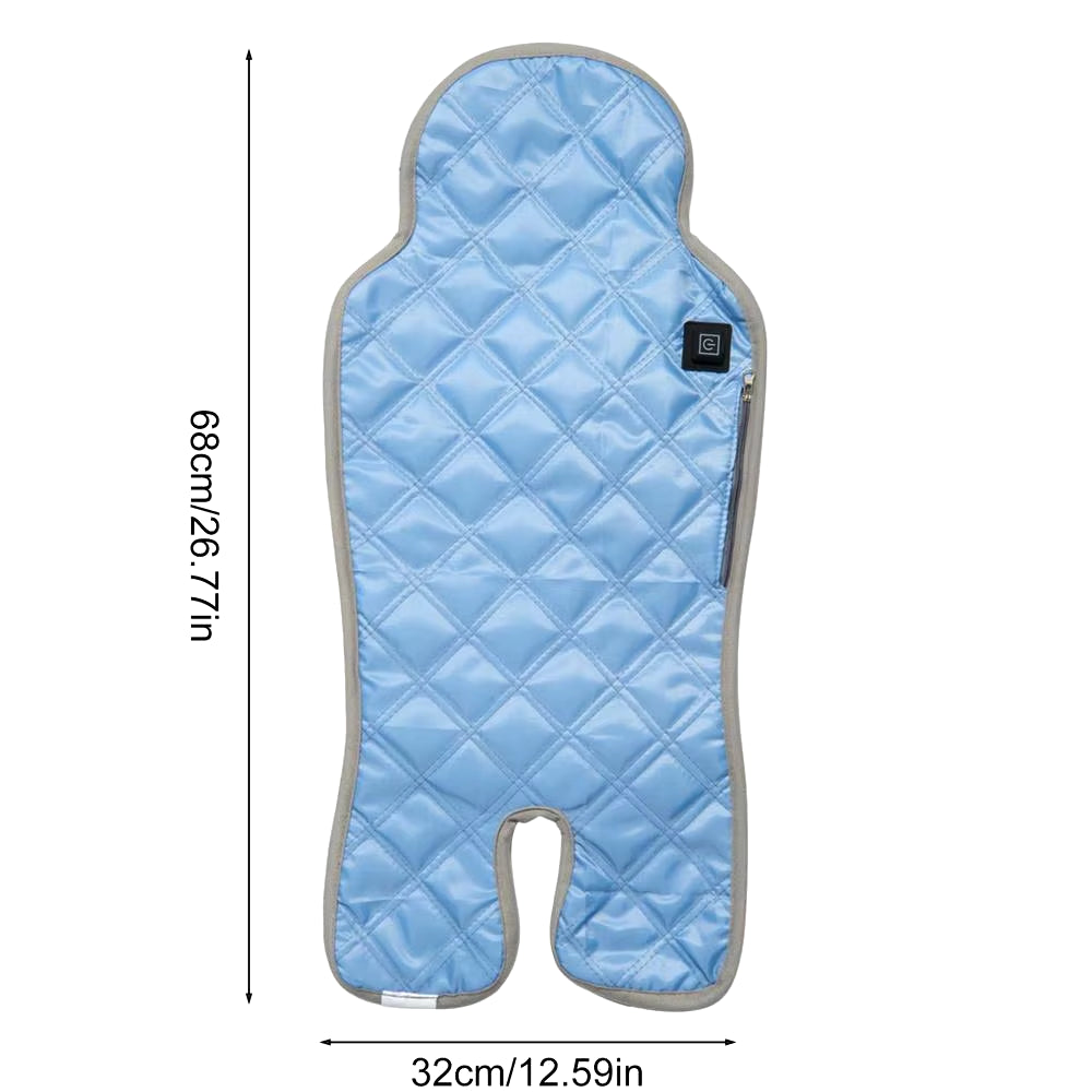 Winter Auto Car Seat Cover Mat for Baby Kids Children Warm Seat Heating Pad USB Universal Accessories Automobiles Seat Covers